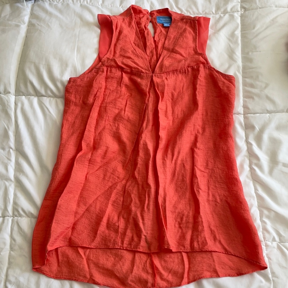 Coral Vera Wang tank top